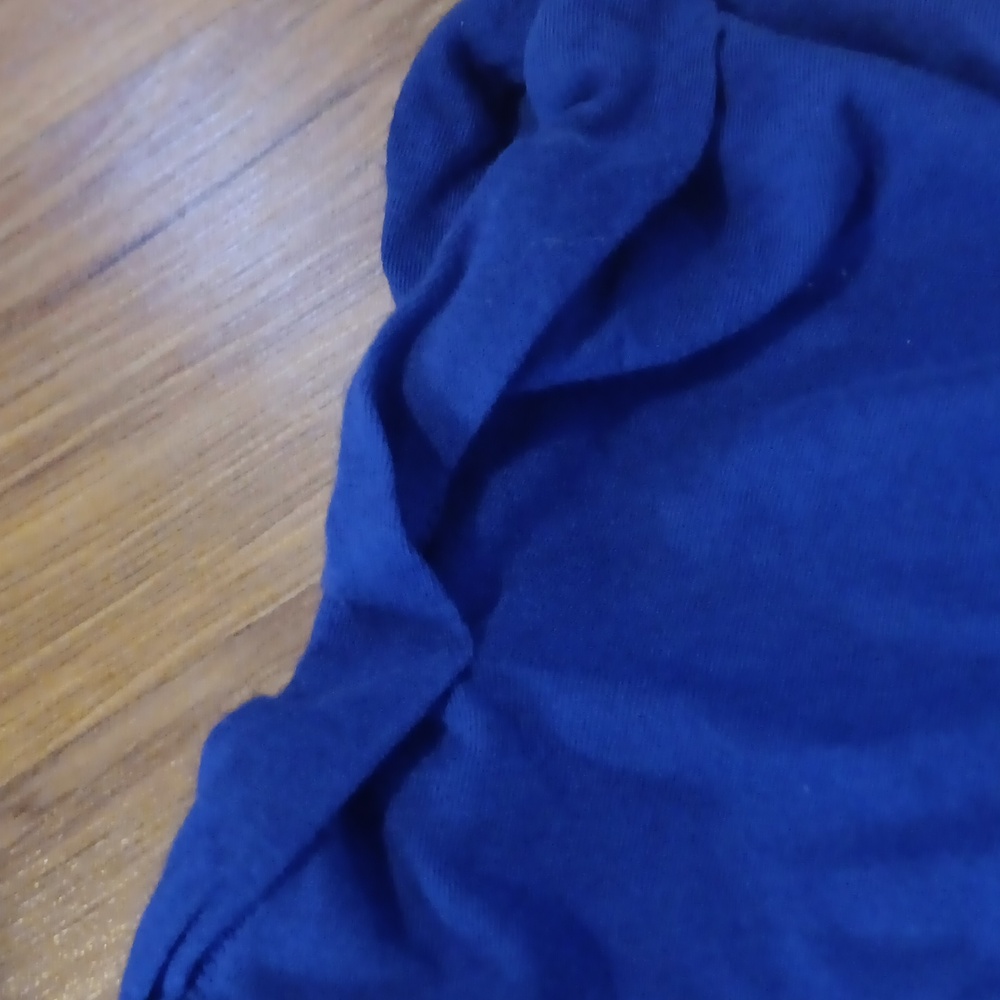 Women's Blue Top Oversized Fit - Picture 3 of 4